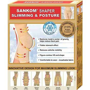 Sankom Shaper Slimming and Posture For Men Aloe Vera Black XL-XXL